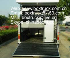 Inner of horse trailer